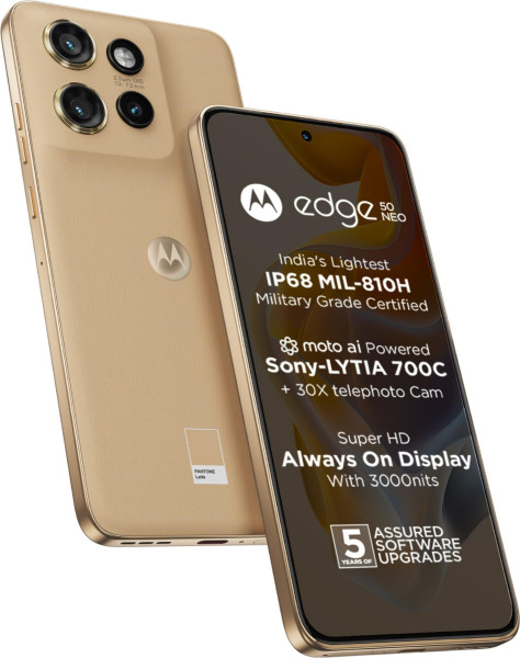 Image of Motorola Edge 50 Neo 5G (Pantone Latte, 8GB RAM, 256GB Storage)