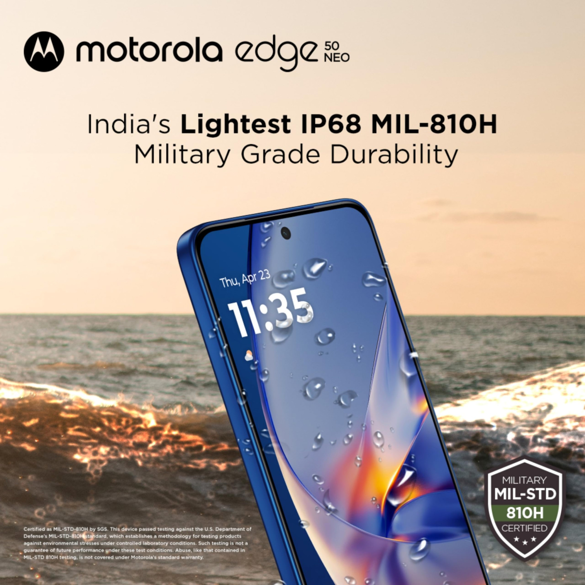 Motorola Edge 50 Neo 5G Pantone Nautical Blue 8GB RAM 256GB Storage