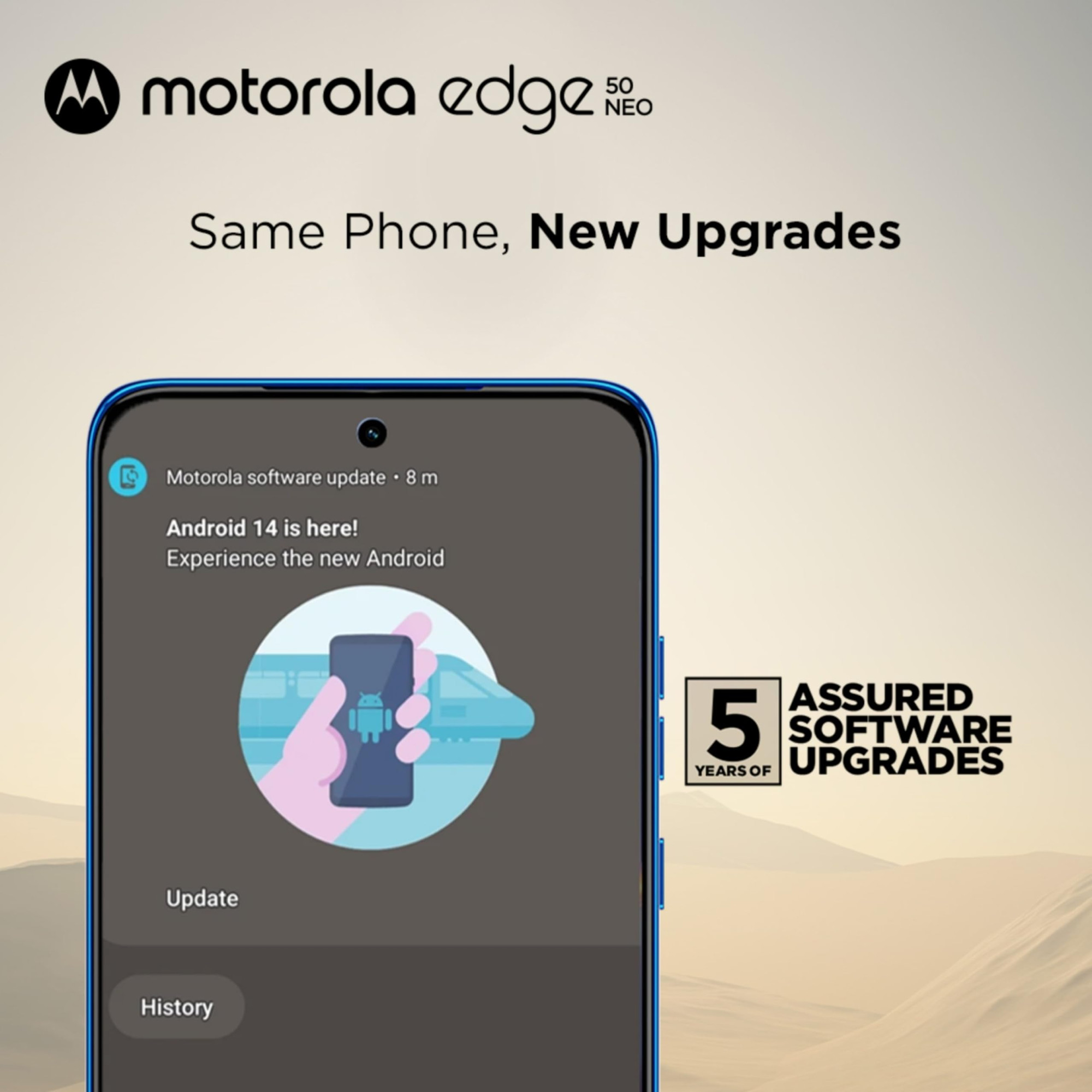 Motorola Edge 50 Neo 5G Pantone Nautical Blue 8GB RAM 256GB Storage