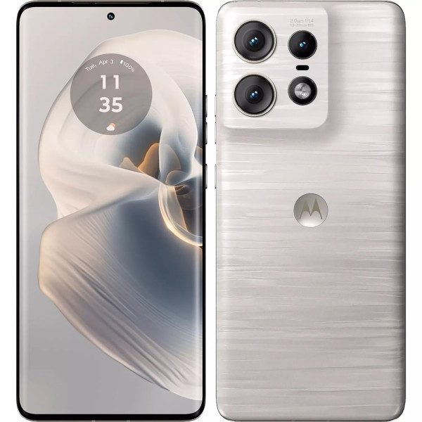 Image of Motorola Edge 50 Pro 5G with 125W Charger (Moonlight Pearl, 256 GB) (12 GB RAM)