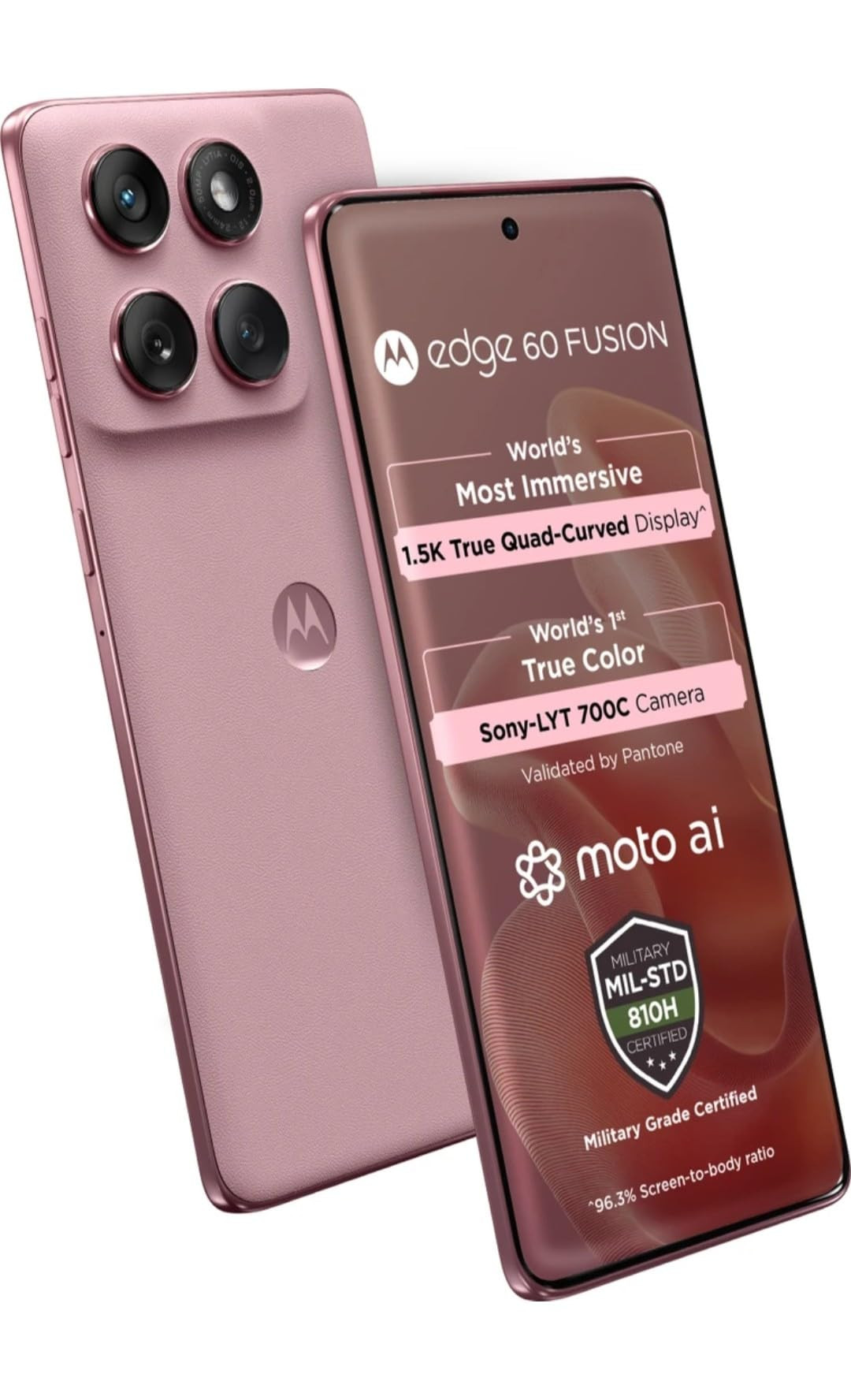 Motorola Edge 60 Fusion Pantone Zephyr 8GB RAM 256GB Storage
