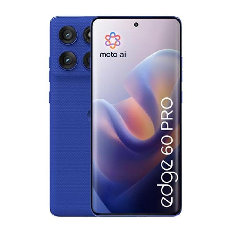 Motorola Edge 60 Pro PANTONE Dazzling Blue 12GB RAM 256GB Storage
