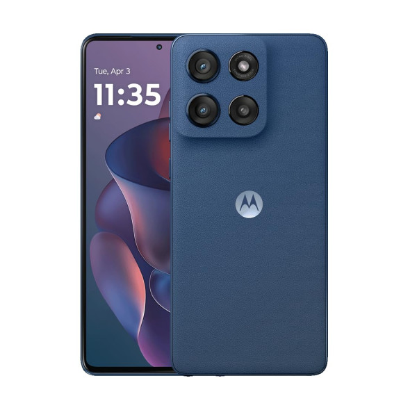 Image of Motorola Edge 60 Stylus 5G (Pantone Gibraltar Sea, 256 GB, 8 GB RAM) | 6.67" 1.5K pOLED | 50MP + 13MP Dual Camera | 32MP Front | Snapdragon 7s Gen 2 | 5000 mAh | Android 15