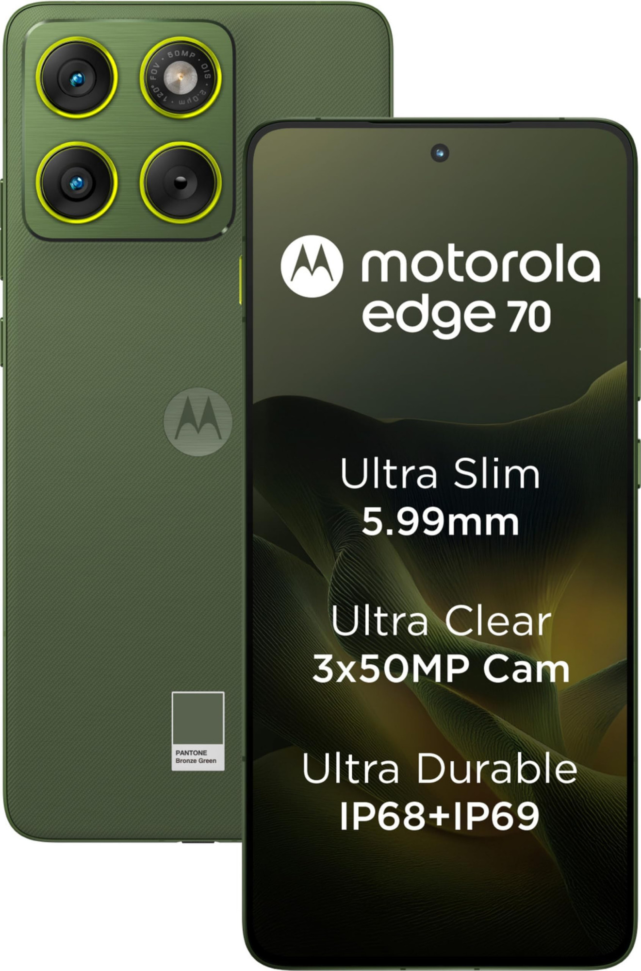 Motorola Edge 70 Bronze Green 8GB RAM 256GB Storage