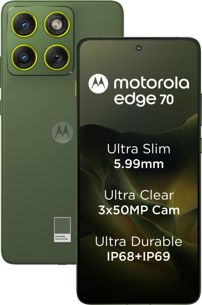 Image of Motorola Edge 70 (Bronze Green, 8GB RAM, 256GB Storage)