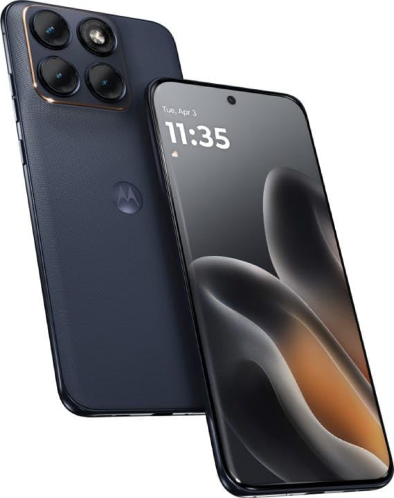 Image of Motorola Edge 70 Fusion 5G (Pantone Silhouette, 12GB RAM, 256GB Storage) | AI Features | 6.78-inch 144Hz AMOLED | Snapdragon 7s Gen 4 | 50MP + 13MP Camera | 32MP Selfie | 7000mAh | 68W TurboPower