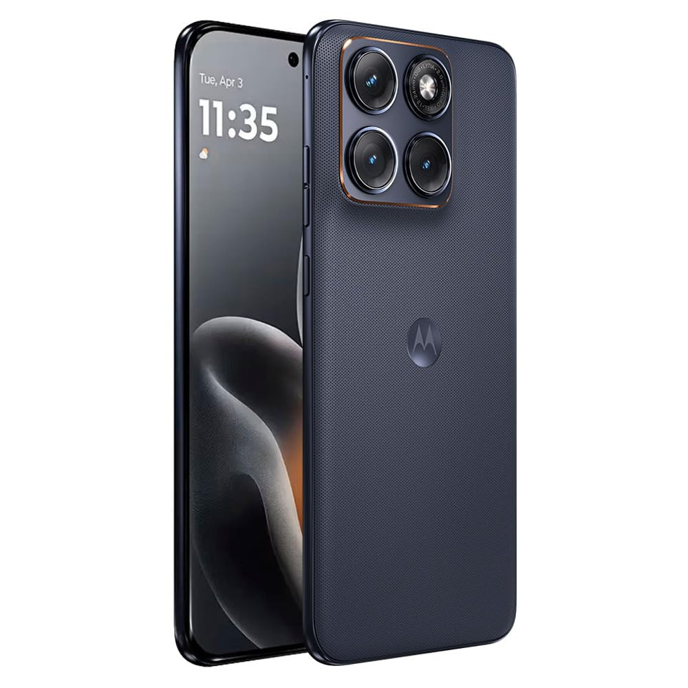 Motorola Edge 70 Fusion Pantone Silhouette 8GB RAM 256GB Storage 678 144Hz 15K AMOLED Display Snapdragon 7s Gen 4 50MP Sony LYTIA 710 OIS 7000mAh Battery 68W TurboPower