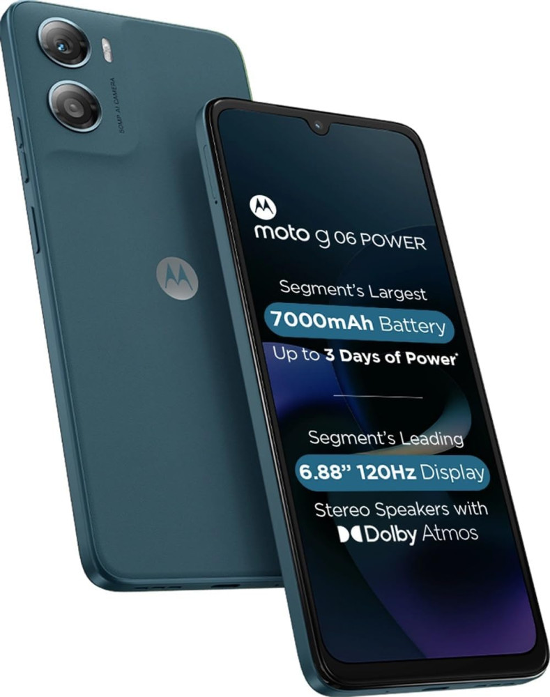 Image of Motorola G06 (Tapestry, 4GB RAM, 64GB Storage)