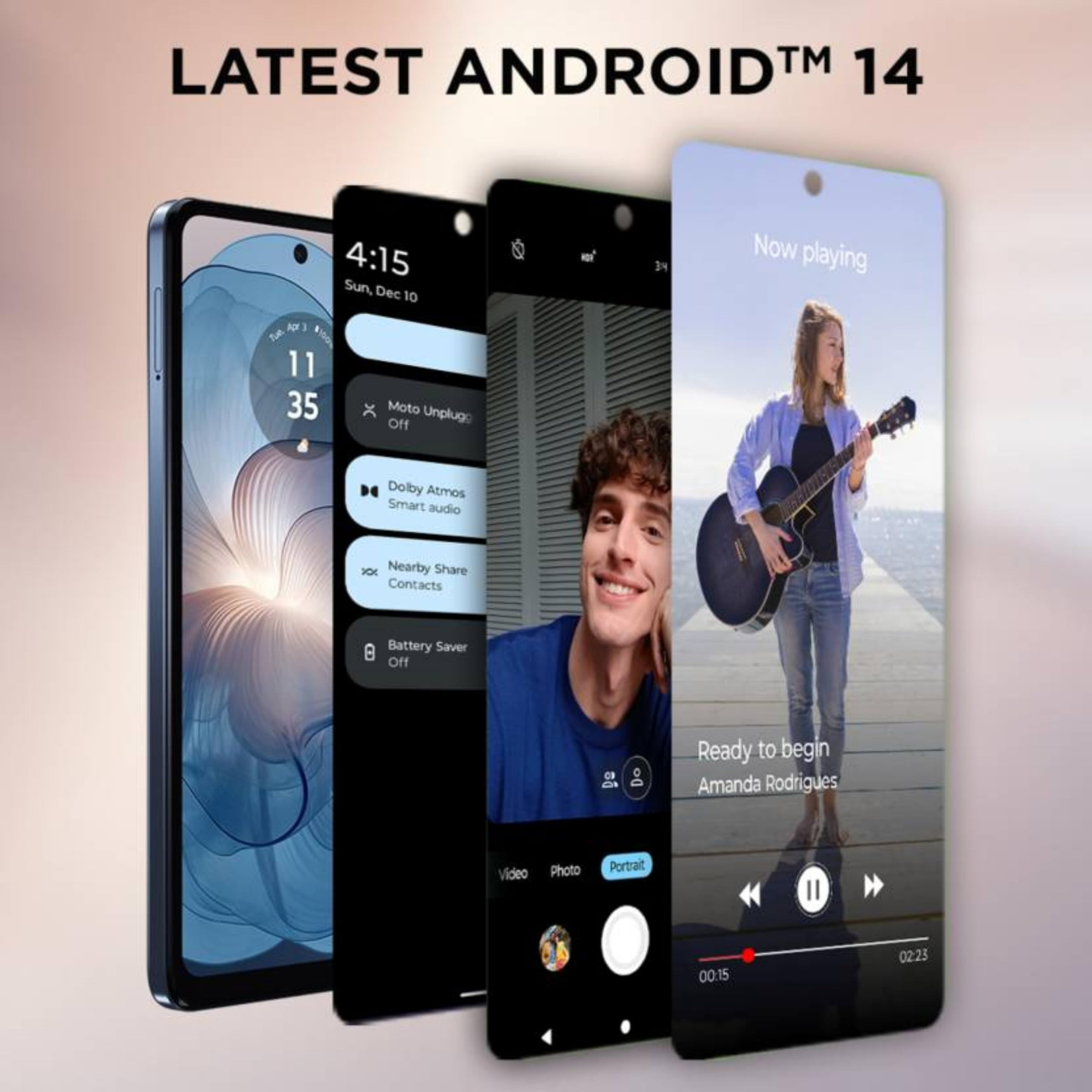 Motorola G24 Power Ink Blue 4GB RAM 128GB Storage Expandable Upto 1 TB up to 8GB with RAM Boost 50 MP Quad Pixel Camera MediaTek Helio G85 6000 mAh Battery 33 W TurboPower Charger