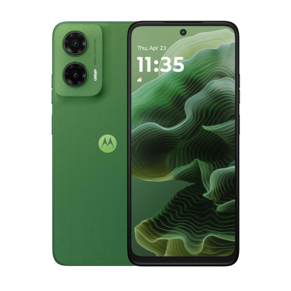 Image of Motorola G35 5G (Leaf Green, 4GB RAM, 128GB Storage) | Ultra-Fast 5G Smartphone | 50MP AI Camera | 5000mAh Battery