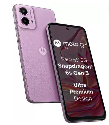 Motorola G45 5G Pink Lavender 8GB RAM 128GB Storage Pink Lavender 128 GB 8 GB