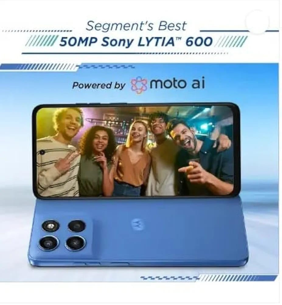 Motorola G57 Power 5G Fluidity 8GB RAM 128GB Storage Snapdragon 6s Gen 4 Processor  672 FHD Display  50MP LYT-600  8MP Ultrawide  8MP Selfie Camera  7000mAh Battery 33W TurboPower  IP64