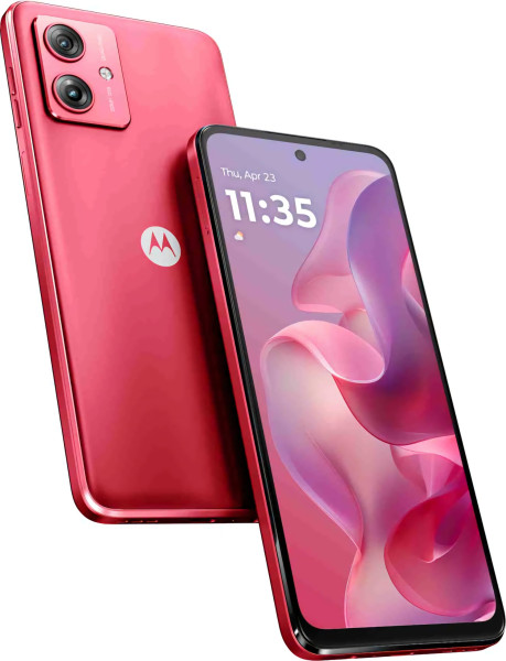 Image of Motorola G64 5G (Red Berry, 12GB RAM, 256GB Storage) | Expandable Upto 2TB | 50MP (OIS) + 8MP | 16MP Front Camera | MediaTek Dimensity 7025 Processor | 6000 mAh Battery