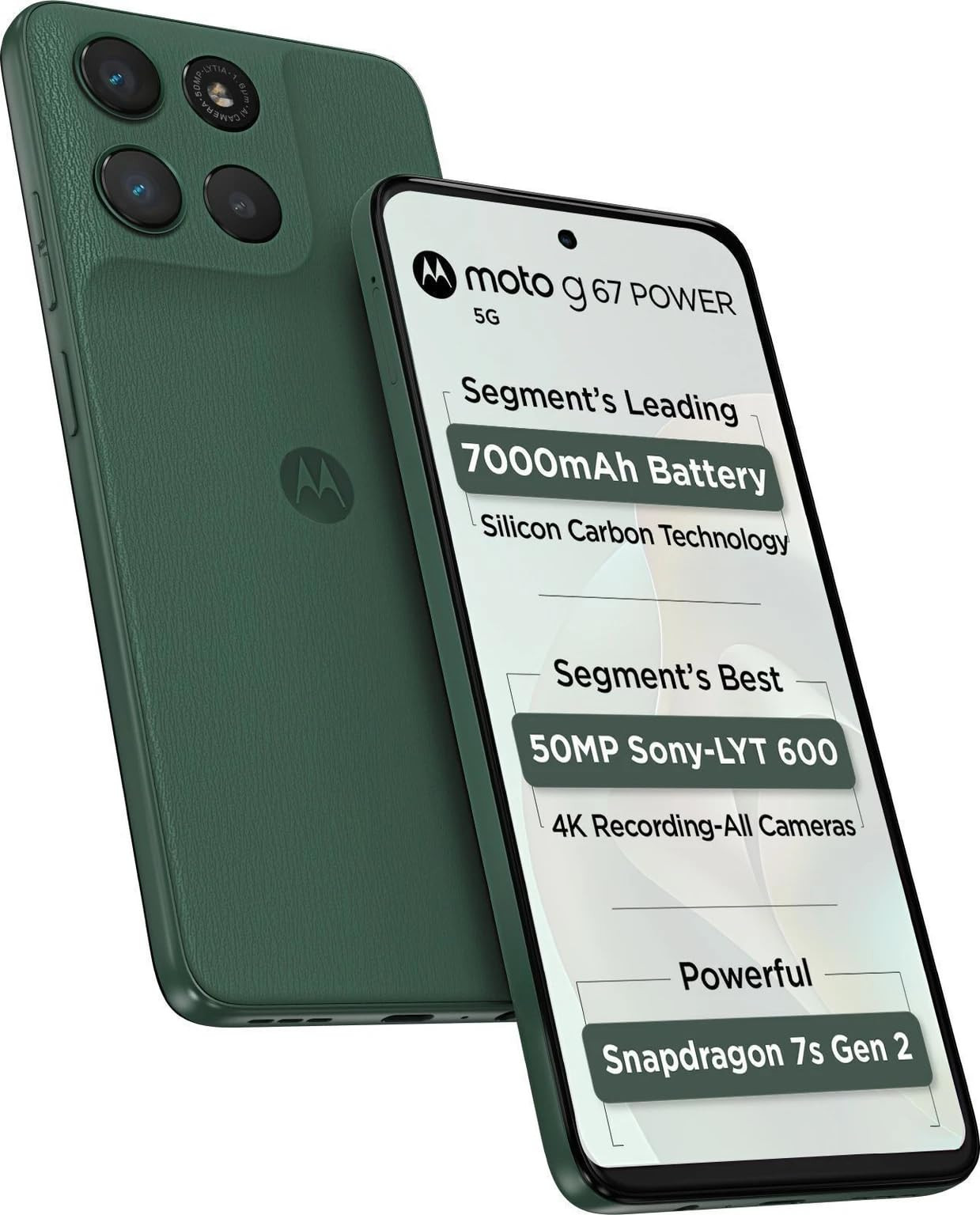 Motorola g67 Power 5G Pantone Cilantro 256 GB 12 GB RAM