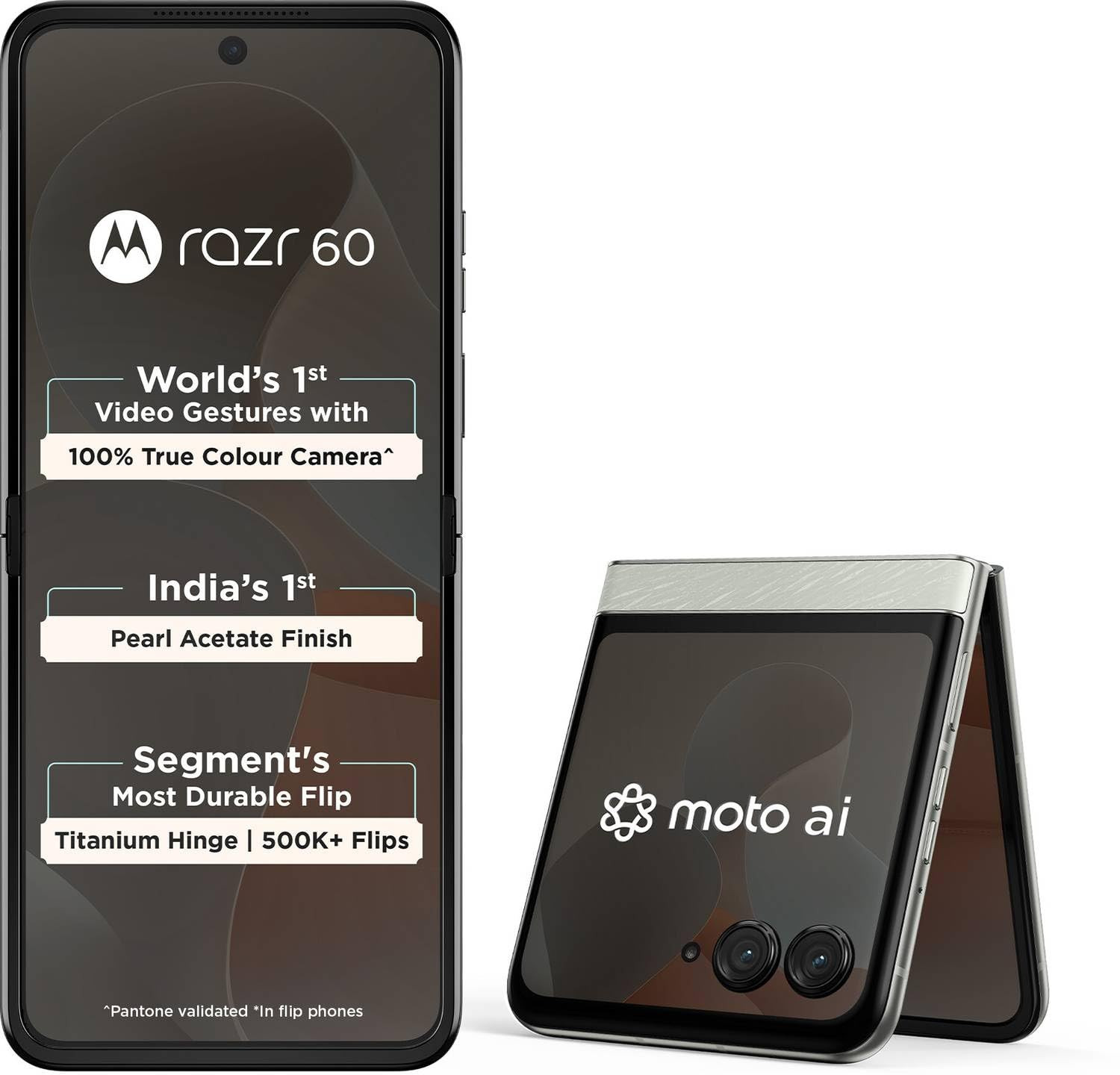 Motorola Razr 60 5G Pantone Lightest Sky 8GB RAM 256GB Storage 69 Full HD Display 50MP 13MP Dual Rear Camera 32MP Front Dimensity 7400X 4500mAh Battery