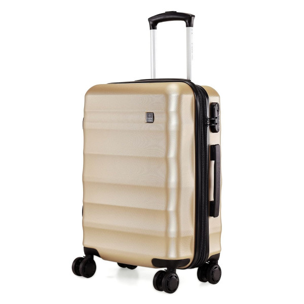 Image of Nasher Miles Rome Expander| Hard Side Cabin Luggage| Bronze 20 Inch/55CM Trolley/Travel/Tourist Bag
