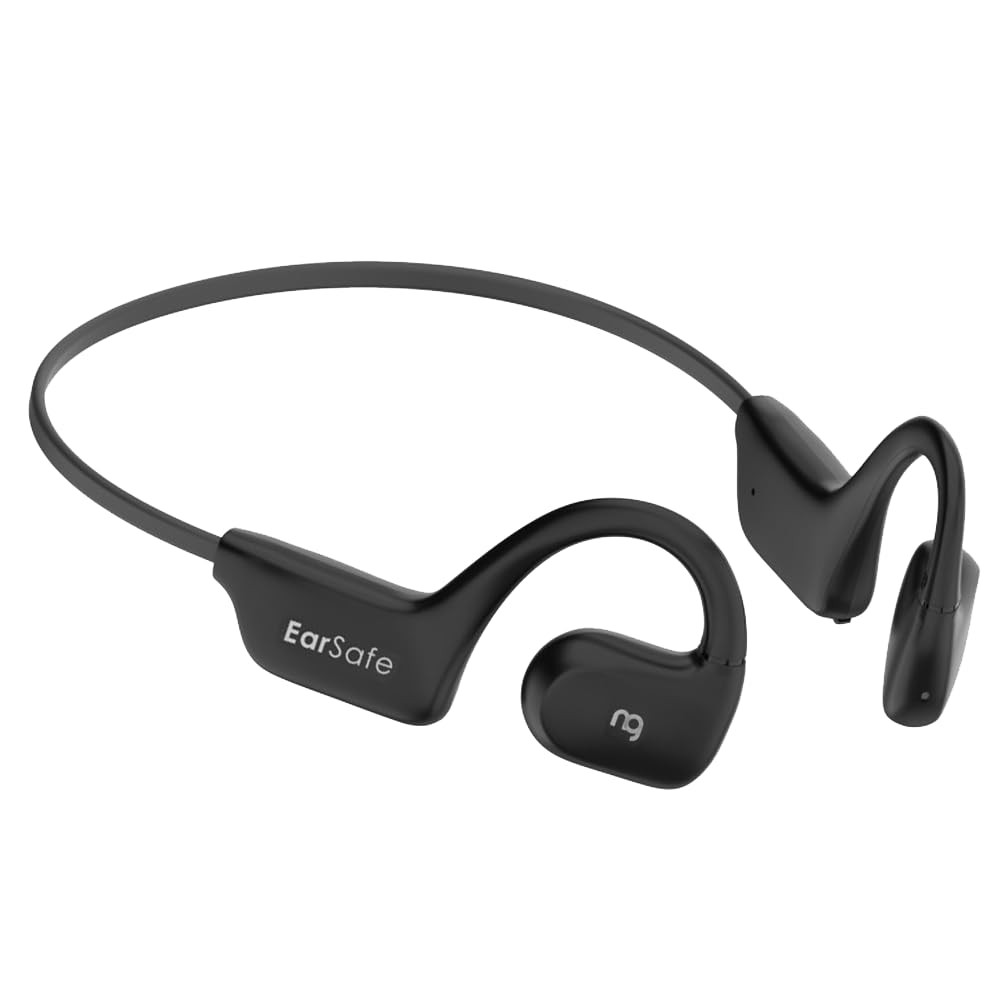 ng EarSafe Lite Open Ear Air Conduction Headphones Bluetooth V52 Dual Pairing IPx5 Water-Resistant sweatproof 12h Battery Life for Workout Sports All Day Long Calls 2024 Model