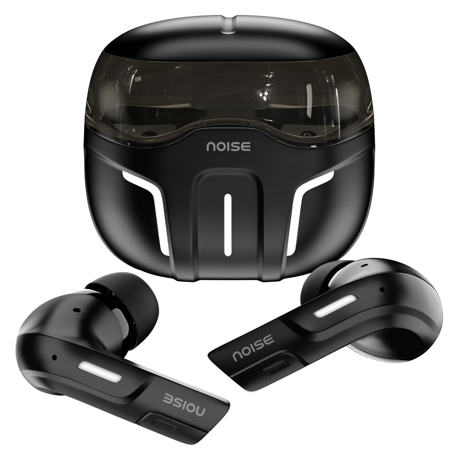 Noise Newly Launched Buds Trooper in-Ear Truly Wireless Earbuds with 45H of Playtime Quad Mic with ENC 13mm Driver Ultra Low Latencyup to 40 ms Instacharge10 min150 min BT v53Knight Black