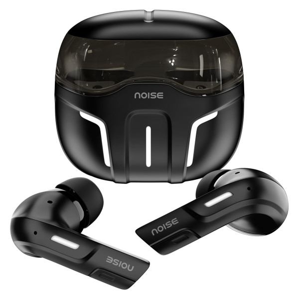 Image of Noise Newly Launched Buds Trooper in-Ear Truly Wireless Earbuds with 45H of Playtime, Quad Mic with ENC, 13mm Driver, Ultra Low Latency(up to 40 ms), Instacharge(10 min=150 min), BT v5.3(Knight Black)