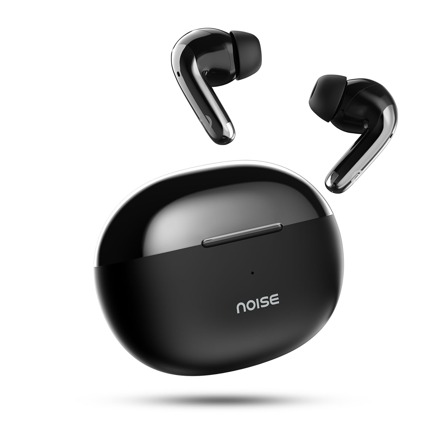 Noise Newly Launched Buds Verve 2 in-Ear Truly Wireless Earbuds with Chrome Finish 50H of Playtime Quad Mic with ENC 13mm Driver Instacharge10 min200 min BT v53Carbon Black