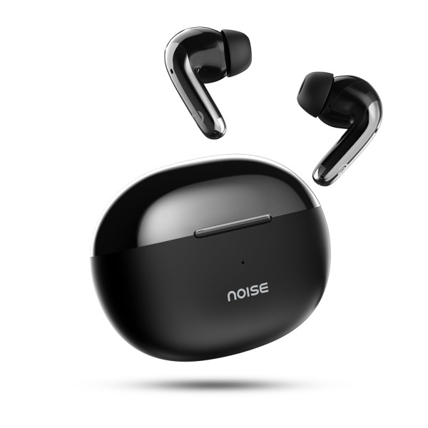 Image of Noise Newly Launched Buds Verve 2 in-Ear Truly Wireless Earbuds with Chrome Finish, 50H of Playtime, Quad Mic with ENC, 13mm Driver, Instacharge(10 min=200 min), BT v5.3(Carbon Black)