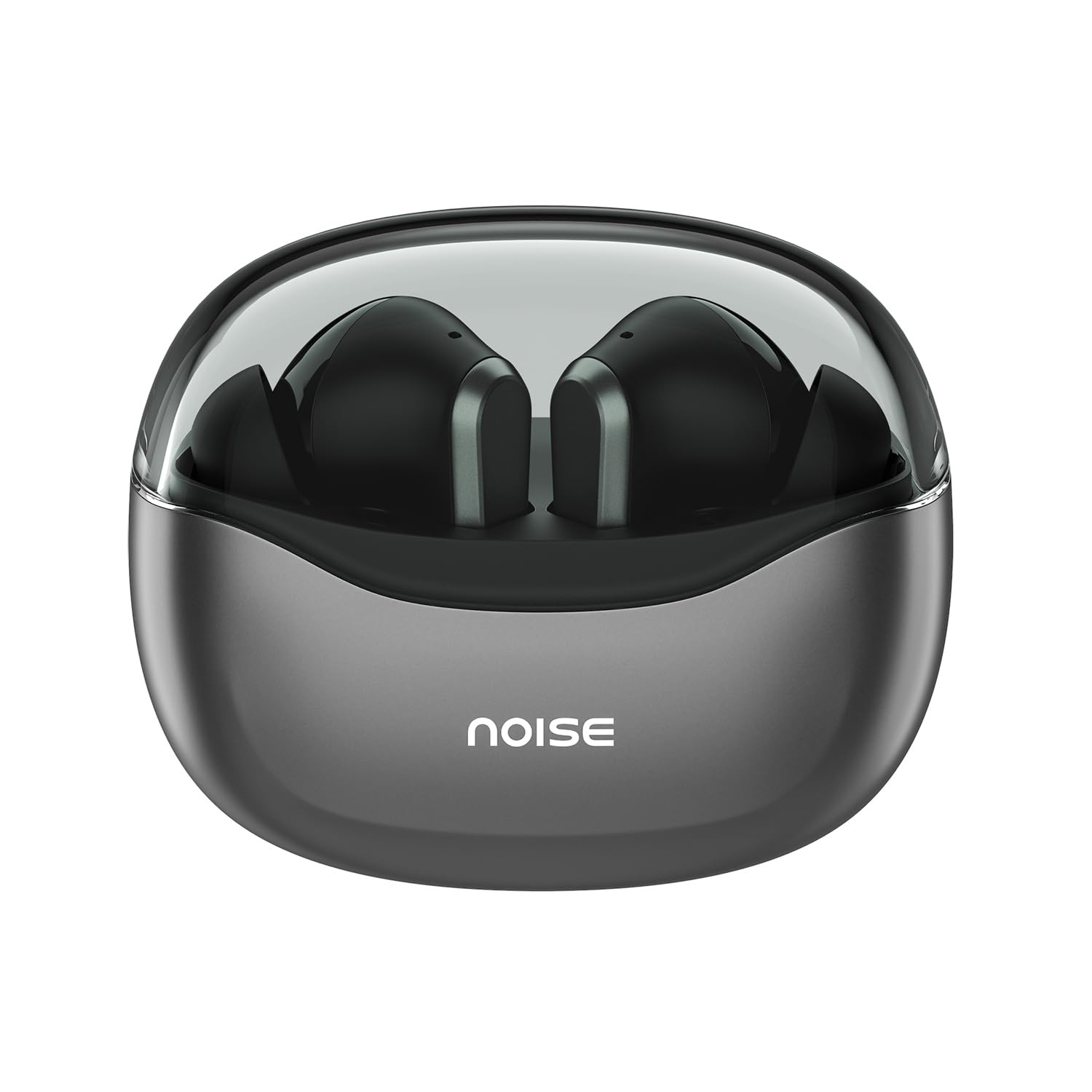 Noise Newly Launched Buds VS601 in Ear Truly Wireless Earbuds with 50H of Playtime Transparent Case Lid Quad Mic ENC Dual Device Pairing 10Mm Driver BT V53 Graphite Black
