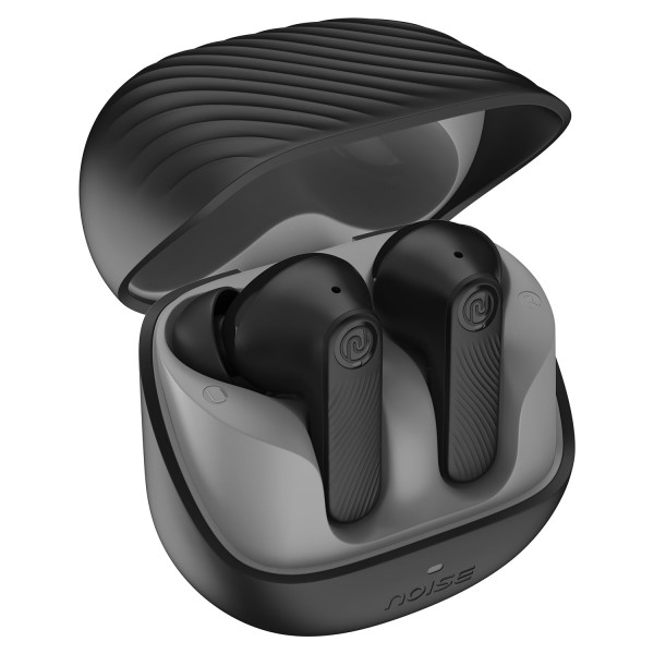 Image of Noise Newly Launched Buds X2 in-Ear Truly Wireless Earbuds with Massive 140H of Playtime, ANC (up to 32dB), Rubberised Finish, Dual Device Pairing, Dual EQ Modes, BT v5.3 (Ebony Black)
