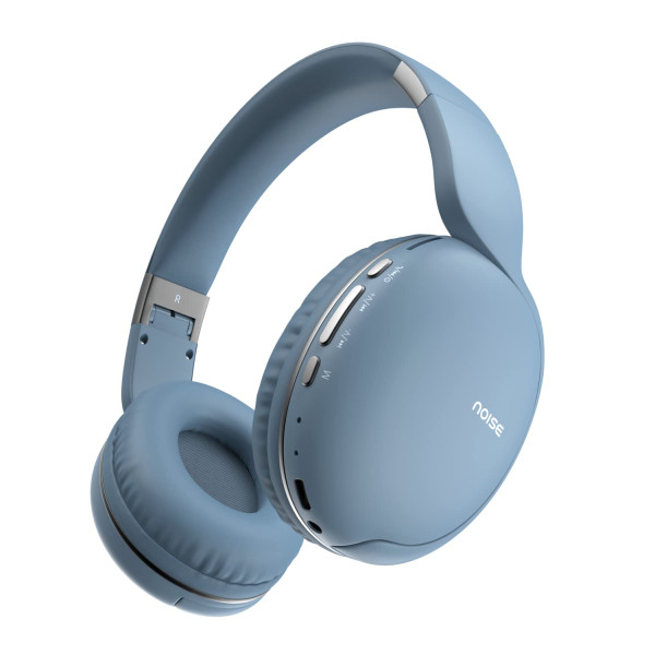 Image of Noise Two Wireless On Ear Headphones with 50 Hours Playtime, Low Latency(up to 40ms), 4 Play Modes, Dual Pairing, BT v5.3 (Serene Blue)