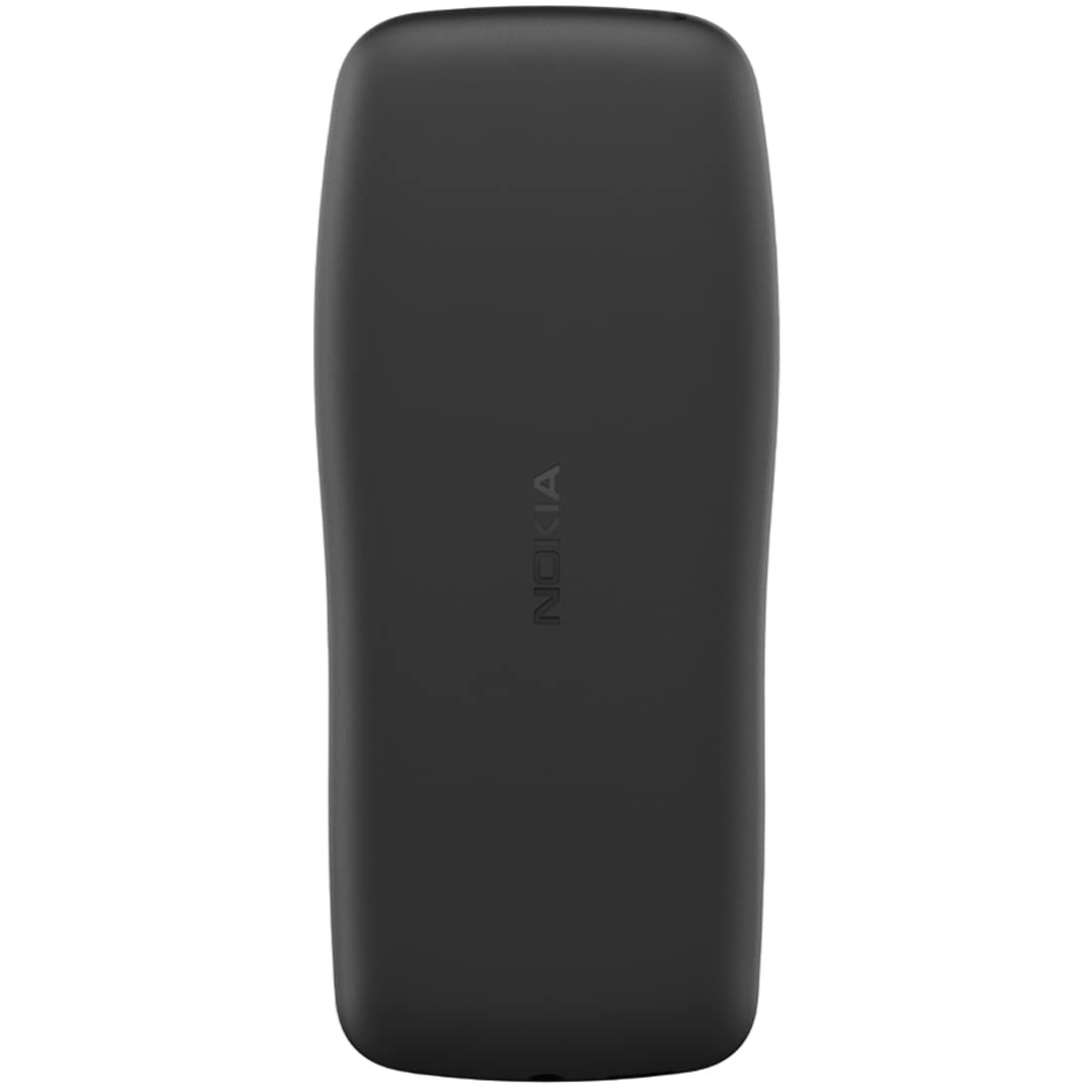 Nokia 105 Classic Single SIM Keypad Phone with Built-in UPI Payments Long-Lasting Battery Wireless FM Radio Without Charger Charcoal
