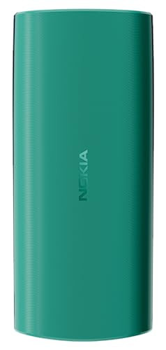Nokia 106 Dual Sim Keypad Phone with Built-in UPI Payments App Long-Lasting Battery Wireless FM Radio MP3 Player and MicroSD Card Slot Green