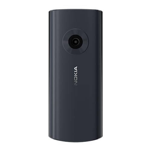 Nokia 110 4G with 4G Camera Bluetooth FM Radio MP3 Player MicroSD Long-Lasting Battery and pre-Loaded Games  1 Year Replacement Guarantee  Midnight Blue