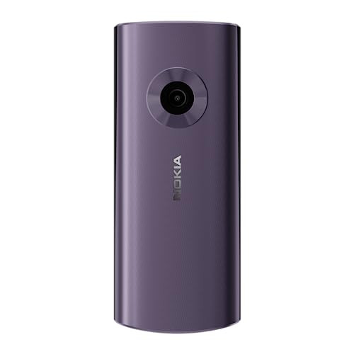 Nokia 110 4G with 4G Camera Bluetooth FM Radio MP3 Player MicroSD Long-Lasting Battery and pre-Loaded Games 1 Year Replacement Guarantee Artic Purple
