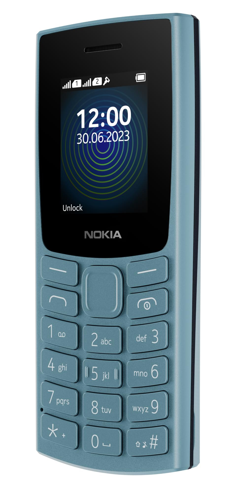 Nokia 110 with Built-in UPI App and Scan Pay Feature MP3 Player Rear Camera Long-Lasting Battery and Voice Recorder Blue