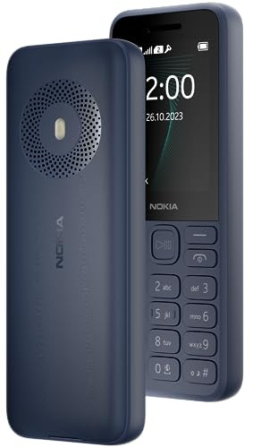 Nokia 130 Music Built-in Powerful Loud Speaker with Music Player and Wireless FM Radio Dedicated Music Buttons Big 24 Display 1 Month Standby Battery Life Blue