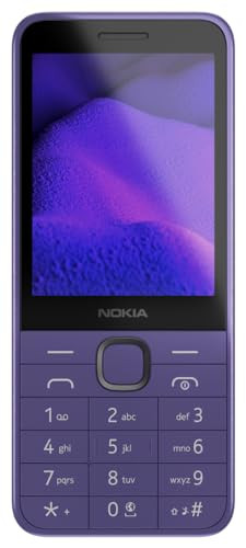 Nokia 235 4G All-New 4G Keypad Phone with Dual SIM Scan Pay UPI Rear Camera Wireless FM Radio MP3 Player Bluetooth USB Type C Purple