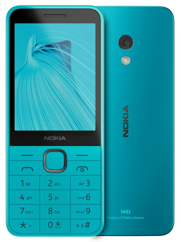 Nokia 235 4G All-New 4G Keypad Phone with Dual SIM Scan Pay UPI Rear Camera Wireless FM Radio MP3 Player Bluetooth USB Type C Blue