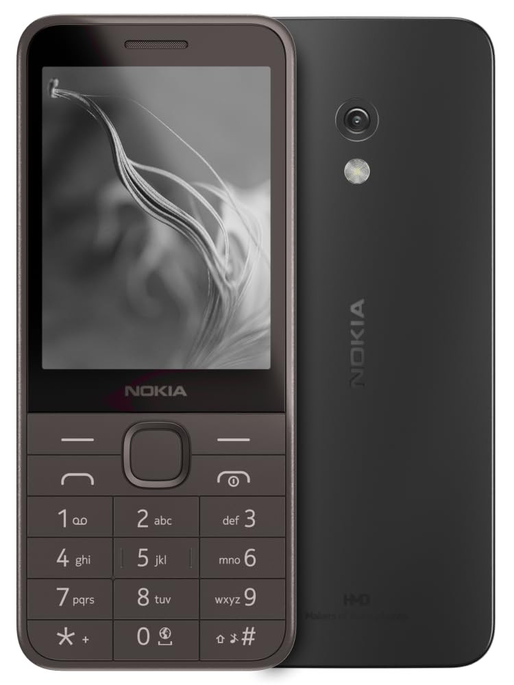 Nokia 235 4G All-New Keypad Phone with Dual SIM Scan Pay UPI Rear Camera Wireless FM Radio MP3 Player Bluetooth USB Type C Black