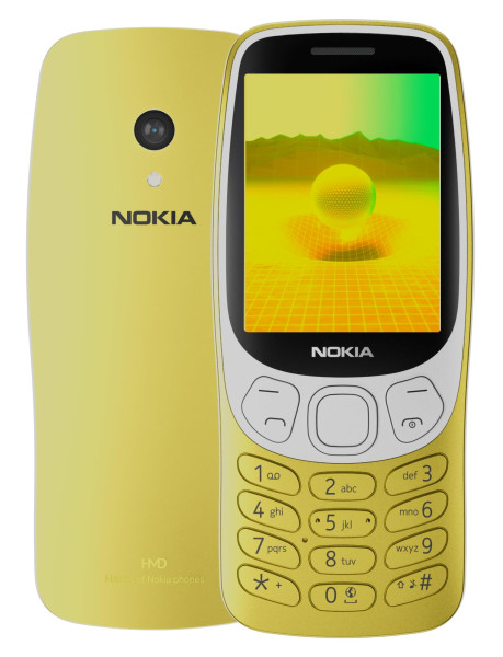 Image of Nokia 3210 4G | All-New Classic Keypad Phone with Dual SIM, YouTube, Scan &amp; Pay UPI, Rear Camera, Wireless FM Radio, MP3 Player, Bluetooth &amp; USB Type C | Y2K Gold