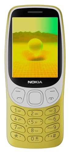 Nokia 3210 4G All-New Classic Keypad Phone with Dual SIM YouTube Scan Pay UPI Rear Camera Wireless FM Radio MP3 Player Bluetooth USB Type C Y2K Gold