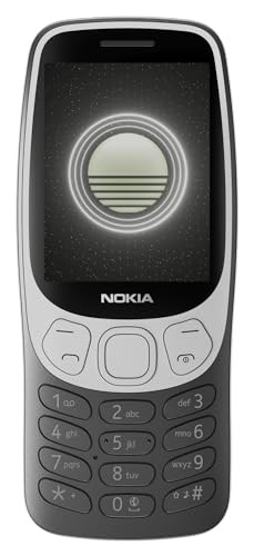 Nokia 3210 4G All-New Classic Keypad Phone with Dual SIM YouTube Scan Pay UPI Rear Camera Wireless FM Radio MP3 Player Bluetooth USB Type C Grunge Black