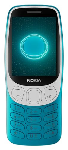 Nokia 3210 4G All-New Classic Keypad Phone with Dual SIM YouTube Scan Pay UPI Rear Camera Wireless FM Radio MP3 Player Bluetooth USB Type C Scuba Blue