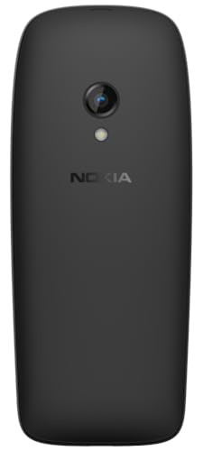 Nokia 6310 Dual SIM Keypad Phone with a 28 Screen Wireless FM Radio and Rear Camera with Flash  1 Year Replacement Guarantee  Black