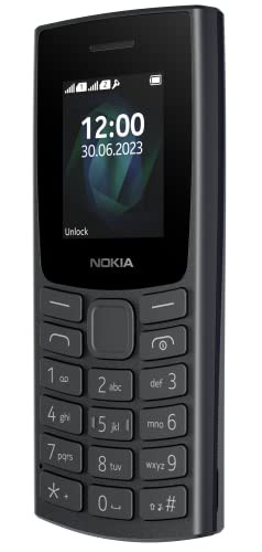 Nokia All-New 105 Dual Sim Keypad Phone with Built-in UPI Payments Long-Lasting Battery Wireless FM Radio Charcoal
