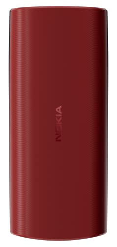 Nokia All-New 105 Dual Sim Keypad Phone with Built-in UPI Payments Long-Lasting Battery Wireless FM Radio RED