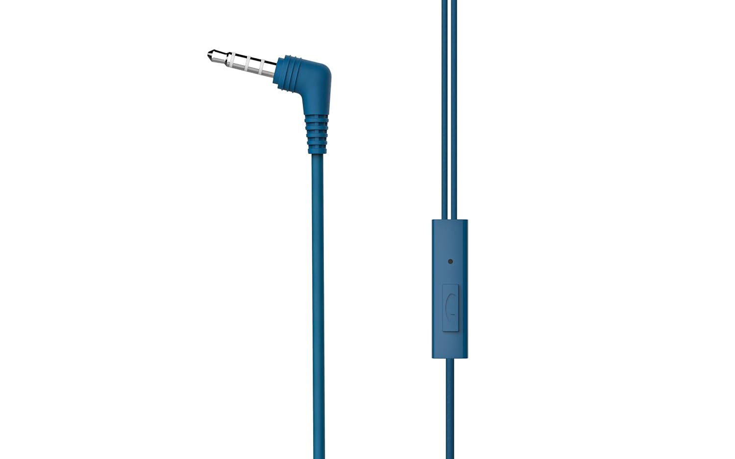 Nokia Wired in Ear Earphones WB-101 with Powerful bass Performance with mic for Clear Voice Calls Virtual Assistant Control Enabled Angled Acoustic Tubes for a Comfortable and Secure fit Blue