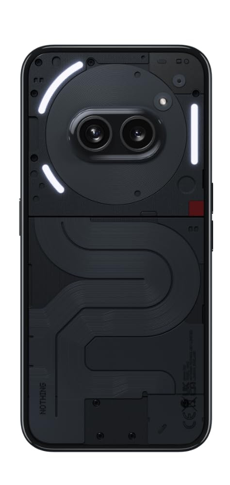 Nothing Phone 2a 5G Black 8GB RAM 256GB Storage 67 AMOLED Display 50MP OIS 50 MP 32 MP Front Mediatek Dimensity 7200 Pro Processor Glyph Interface 45 W Charging 100 in 59 mins