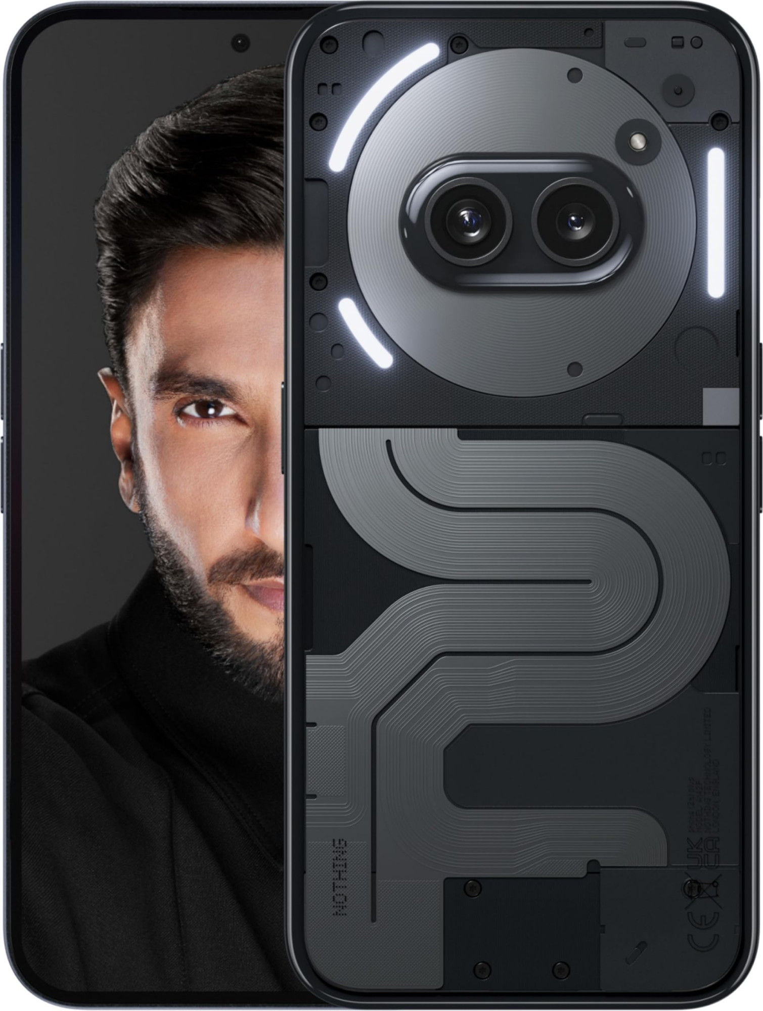 Nothing Phone 2a Plus Black 8GB RAM 256GB Storage Up to 16GB RAM Dimensity 7350 Pro 5G Processor 50MP 50MP 50MP Front Camera 67 AMOLED Display 56 Minutes Charge of 100