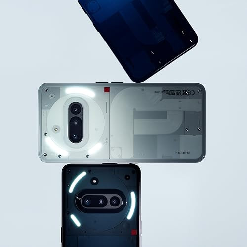 Nothing Phone 3A 5G Black 8GB RAM 128GB Storage Snapdragon 7s Gen 3 50MP50MP8MP Cameras 32MP Front 677 120Hz AMOLED 5000mAh Battery 50W Fast Charging Up to 16GB RAM Expansion