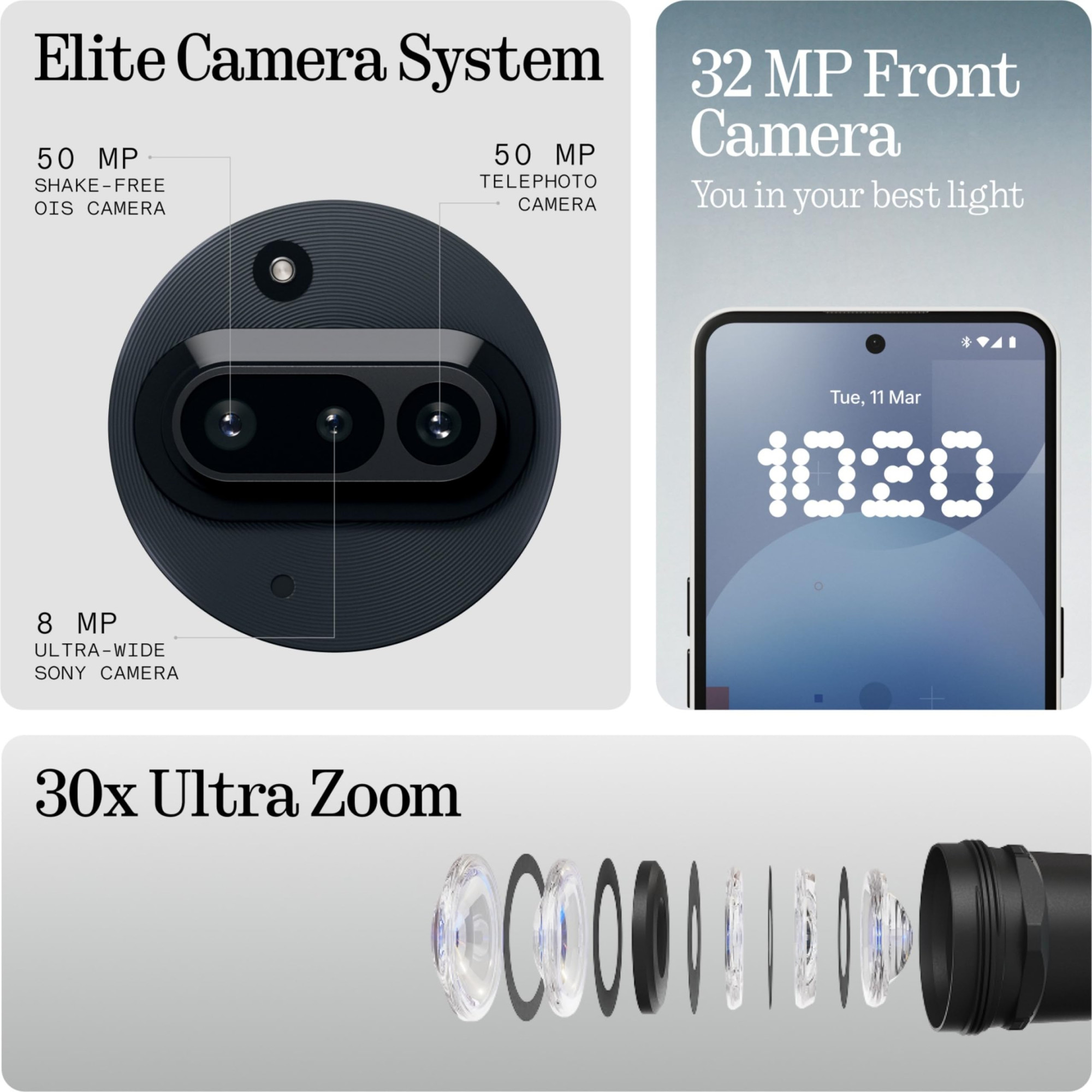 Nothing Phone 3A 5G Black 8GB RAM 256GB Storage Snapdragon 7s Gen 3 50MP50MP8MP Cameras 32MP Front 677 120Hz AMOLED 5000mAh Battery 50W Fast Charging Up to 16GB RAM Expansion