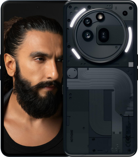 Image of Nothing Phone (3a) Pro 5G (Black, 8GB RAM + 128GB Storage)